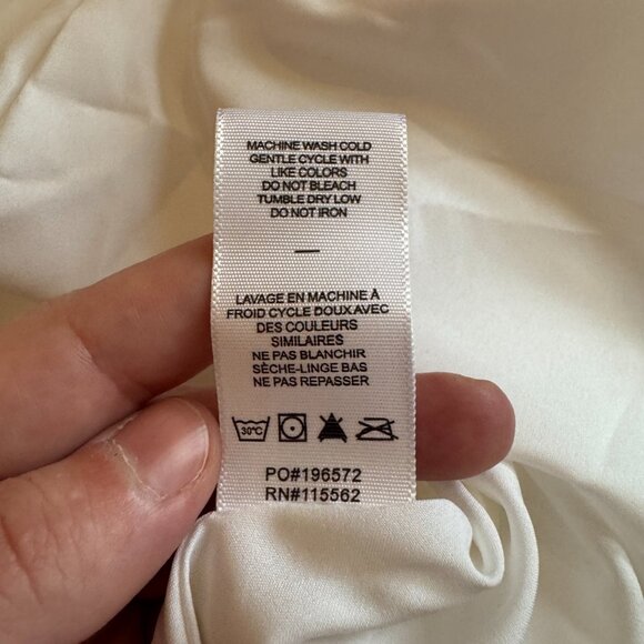 Likely Elisia White Cotton Blend Babydoll Dress - 12 - Picture 10 of 11